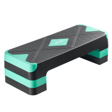 VEVOR Aerobe Oefenplatform, 28-Inch Workout Aerobe Stepper, Hoogte Verstelbare Fitness Trainer met 4 Risers