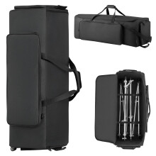 VEVOR Schlagzeug-Hardware Tasche mit Rädern, 1680D, Tragetasche für Schlagzeug-Set
