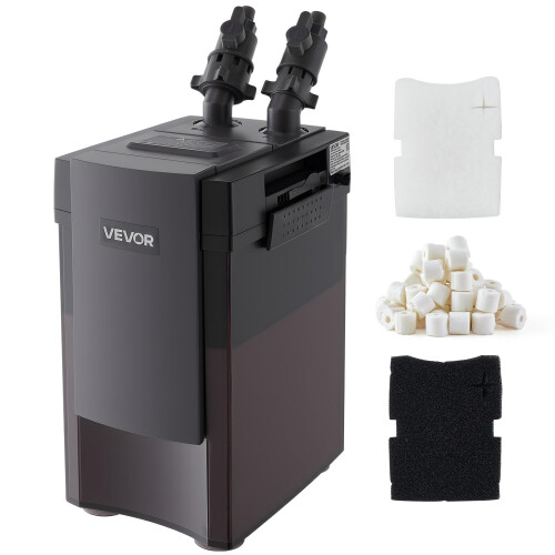 VEVOR VEVOR 317GPH Außenfilter, 3-stufiger Aquariumfilter mit starkem Pumpen