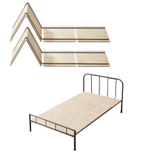 VEVOR Bunkie Board in Twin Größe, 35" x 71" Faltbare Boxspring, 0,4" Dicke Holzlatten