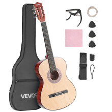 VEVOR Akoestische Gitaar voor Kinderen & Beginners, 30 Inch Klassieke Gitaar met Nylon Snaren & Compleet Startpakket