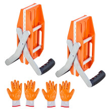 VEVOR Dubbele Handige Steen Draagklemmen, 300 kg Draagcapaciteit, 2 Pack Granieten Paneeldragers