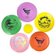 VEVOR Disc Golf Set, 5-teiliges Set für Anfänger, Frisbees für Ganzkörpertraining mit Putter, Midrange, Driver, Mini Marker