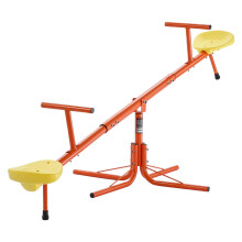 VEVOR Wippe für Kinder im Freien, 100 lbs Tragfähigkeit pro Sitz, Sitzen und Drehen mit 4-Prong Stützbeinen