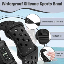 Atmungsaktives Sport-Ersatzarmband mit Luftlöchern für 5.0, Weiches Silikonarmband für One Life