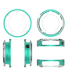 Watch Bezel Protective Case for CMF By Watch 3 Pro Clear Shockproof Bumper with Screen Protector Green