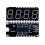 0.56inch 4-Bit 7 Segment LED Display Module with Clock HT16K33 Driver Chip for Digital Clock Countdown Timer A 3