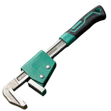 Clé à Pipe Réglable de Type F, Outil de Plomberie Robuste pour Douche, Robinet, Lavabo, Toilettes, Drain et Salle de Bain/Garage