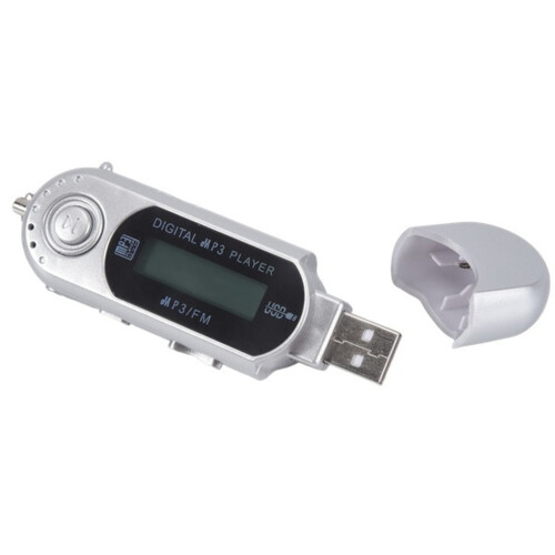 Miniature MP3 Player USB 2.0 Small Flash Drive LCD Music Player with 3.5mm Audio Jack Automatic Shutdown 1