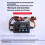 Car DRL Controller Auto LED Daytime Running Light Relay Threshold Voltage Adjustable Harness Dimmer 12/24V with /Off 4