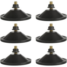6 Stuks Sterke, Verdikte Zuignappen van Transparant PVC met M6-Schroefdraad, Zelfklevende Zuignap voor Glas