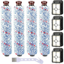 Confezione da 4 Spazzole Multisuperficie 1868 + Confezione da 4 Filtri per Aspirapolvere 1866 per Aspirapolvere per CrossWave