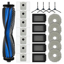 Peças de Reposição para o Aspirador Robô para para Deebot T50 Max Pro Omni: Escovas Laterais Principais, Panos de Limpeza, Filtros e Sacos de