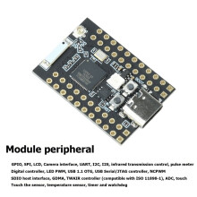 Carte de Développement ESP32-S3-N16R8Mini, Module Microcontrôleur Double Cœur WiFi 5.0, 16 Mo de Mémoire Flash, 8 Mo de PSRAM, Carte IA