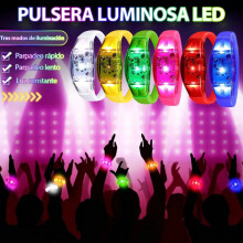 24 Pulseras LED con Control de Sonido y Control de Voz, Pulseras LED Luminosas para Fiestas, Bares, Regalos de Cumpleaños, Año Nuevo, Bodas y