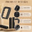 13pcs 3D Printed Clay Texture Roller Set 12-Pattern Clay Roller with Handle, Handheld Pottery Rollers Texture Wheel 7