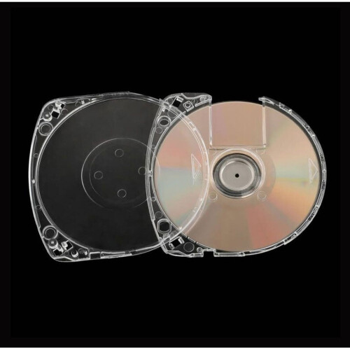 12Pcs Transparent Clear Game Disc Case Storage Shell Cover PSP UMD Protective Box Replacement for  PSP1000/2000/3000