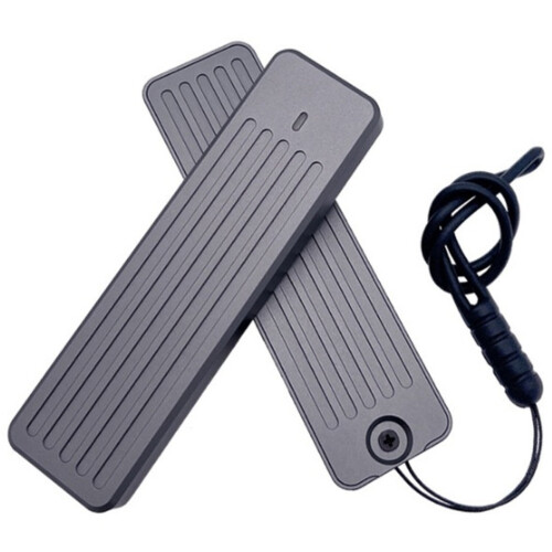 Box Esterno per SSD Compatibile con NVMe e , In Alluminio con Dissipatore di Calore e Interfaccia USB, Modello 9210C.