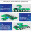 Module Hub USB 2.0 1 à 7 , Carte Répartitrice USB Alimentée, Module D'Extension USB Sept  avec Alimentation, MicroUSB 6