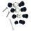 Screw Kit for  MS210 MS230 MS250, Durable Replacement Mounting Hardware 6