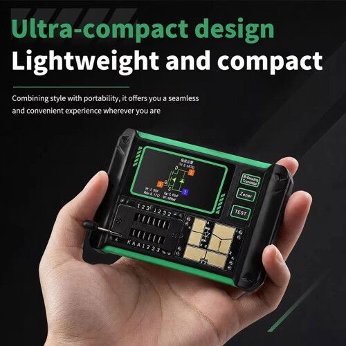 -AR1 Transistor Tester LCD Digital Multimeter MOS Field-Effect Triode Resistance Meter Electronic Component Testing 2