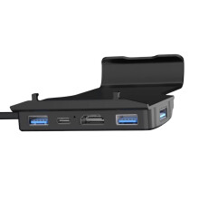 Hub USB com Suporte para Ally, Base de Carregamento PD3.0 de 100 W, Hub USB Portátil Compatível com 2.0, 4K A 60 Hz e 10 Gbps.