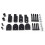Kit de Elevação Dianteira e Traseira de 2 Polegadas para  Rhino 450 660 700, Suspensão de Alumínio para Quadriciclos, Acessórios Completos de 3