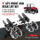 Kit de Elevação Dianteira e Traseira de 2 Polegadas para  Rhino 450 660 700, Suspensão de Alumínio para Quadriciclos, Acessórios Completos de 4