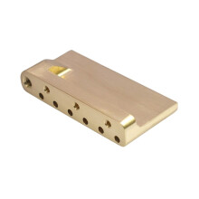 Massiver Messingblock mit 6 mm Gewindeloch, Tremolo-System für E-Gitarrenbrücke, Messing-Grundplatte für ST Stratocaster-Teile
