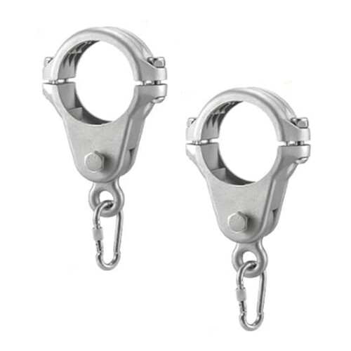 2 Pcs 2-7/8" Swing Hangers Set Swing Pipe Hanger Cast Swing Bracket Swing Accessories