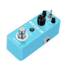 Rowin LEF3808 Guitar Effect Pedal 11-in-1 Modulation Pedal Chorus Flanger Vibe Phaser Tremolo Filter True Bypass