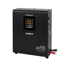 Rebel POWER-800 Wall-Mounted Emergency Power Supply - a pure sine wave inverter with a 12V charging function 230V 800VA/500W
