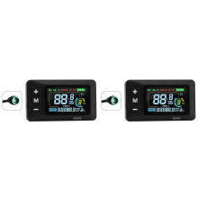 2X Pantalla LCD para Bicicleta Eléctrica LCD-GD02, Panel de Visualización para Tablero de Instrumentos, 24 V, 36 V, 48 V, 52 V, 60 V, para Scooter