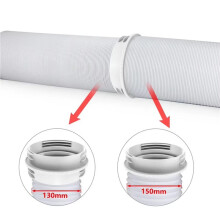 3X Connecteur de Tuyau D'Échappement de Climatiseur Mobile 13/15CM Adaptateur D'Extension de Tube de Ventilation de Réducteur de Tuyau Universel