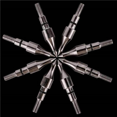 100X Archery Field Points Screw-in Tip Archery Practice for Recurve Compound Bow 2