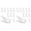 Spring Clamps, 3.5 Inch Clear Plastic Clips for Balloon Arch Backdrop  Decoration, Design, 20 Pcs 1