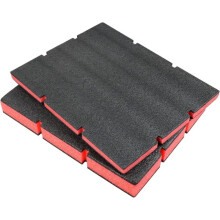 Set van 2 Schuimrubberen Inzetstukken, Compatibel met de Gereedschapskist met Lade Uit de 8442-Serie, Vervanging voor de 8452-Serie, 25 mm en 50 mm,