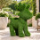 Artificial Grass Reindeer 70cm Green, Christmas Ornament 2