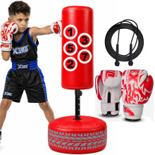 Free Standing Bag Punch Bag Gloves Youth MMA