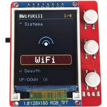 BW16 RTL8720DN Dual-Band Wi-Fi + Handheld Development Board,2.4G/5G Wi-Fi BLE Module,with 1.8in OLED