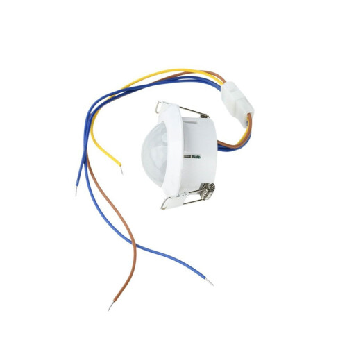 Recessed PIR Motion Sensor ,Infrared Human Body Detector with  & Light Adjustable,Embedded Ceiling Induction