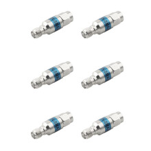 6X SMA Block 6GHz 2W Ternary Alloy Block Tri-Element Alloy Straightener Insulator RF Signal Connector