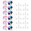 12Pcs USB Disco  Lights DJ  USB Magic Strobe Light LED Atmosphere Party Light Disco Stage Lights with 36 Adapter 1