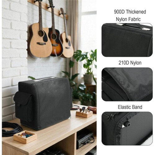 Skyddsfodral för  Frontman 20G Gitarrförstärkare, Förvaringsfodral med Upprullbar Frontpanel, Sidofickor 1