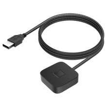 USB Fingerprint Reader with 1.5m Cable, Biometric Fingerprint Scanner for Win 11/10, Secure Password-Free Login, 1PC