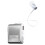 Wireless Business  Headset with LCD Display Retractable Single Ear Earphone Caller ID Battery Level Indicator A 1