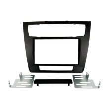 Kit di Montaggio per Autoradio 2DIN con Cornice per Lettore DVD e Pannello Cruscotto per Serie 1 E81 E82 E87 E88 2007-2011