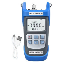 A-C1315 Rechargeable Optical Fiber Stable Light Source 1310/1550nm Fiber Optic Testing Tool OLS Built-in LED Lighting B