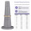 Rotatable Segmented Bracelet Sizing Mandrel , Markings 5-9 Inch with 6 Compartment Storage Base 6