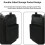 Protective Cover for  Frontman 20G Guitar Amplifier, Storage Case with Roll- Front Panel, Side Storage Pockets 6